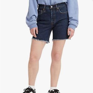 Levi's Women's Premium 501 Mid Thigh Short